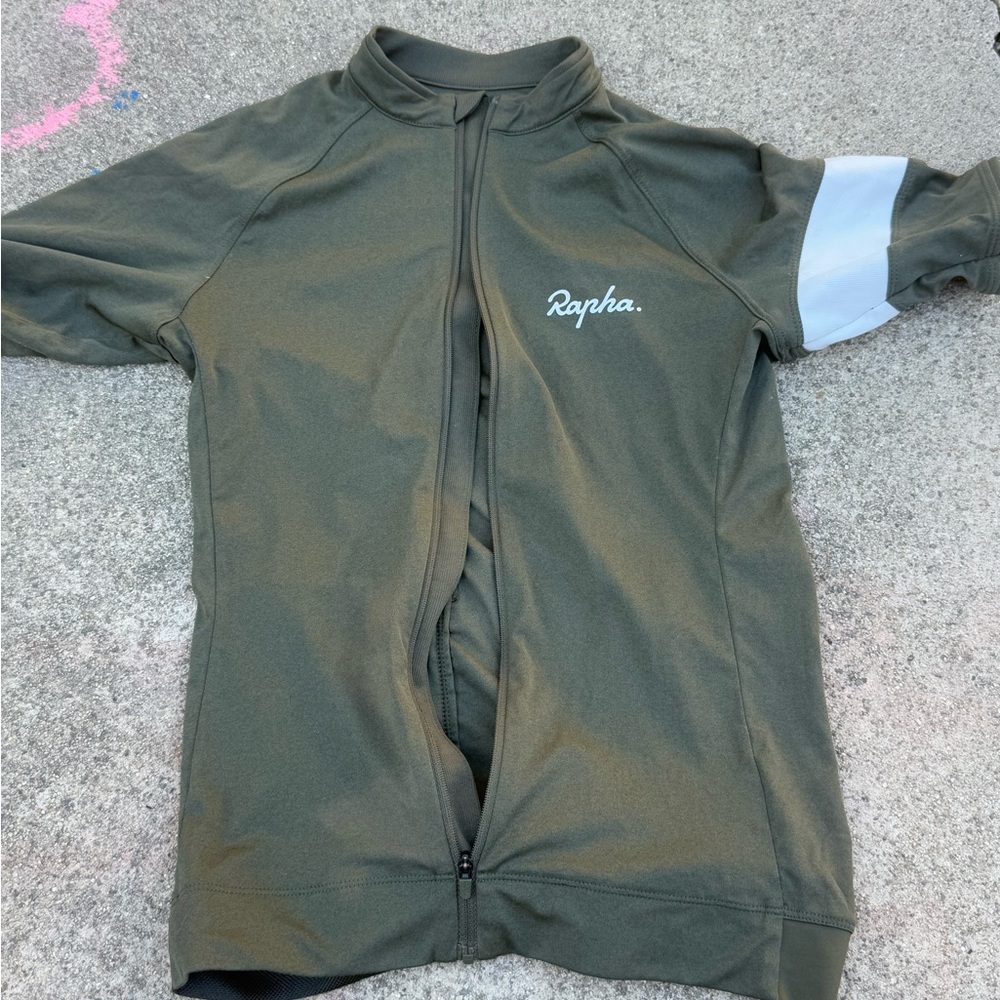 Rapha Forest Green Short Sleeve Cycling Jersey